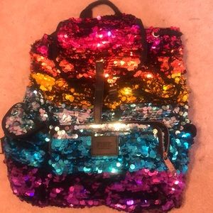 Sequined backpack!